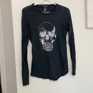 Aritzia Talula Skull Shirt